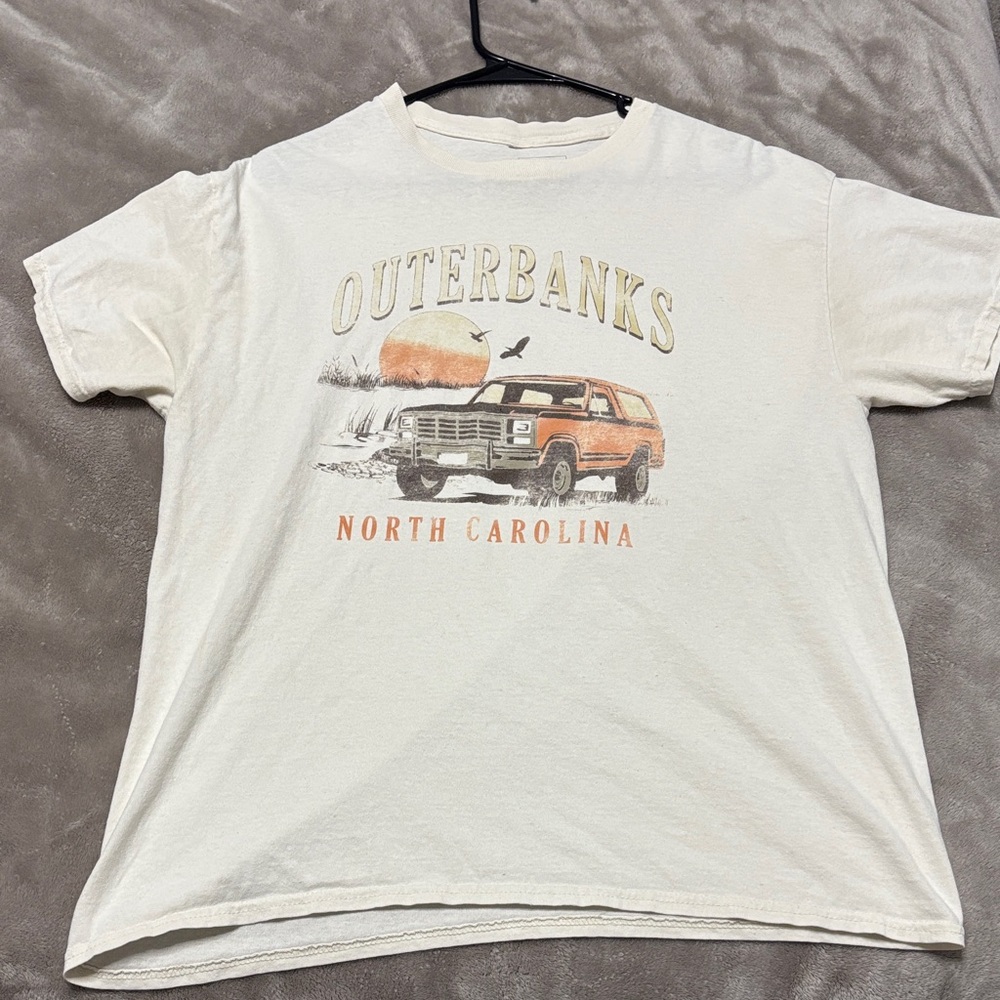 Full Tilt Cream Outer Banks Graphic Tee